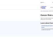American Cancer Society: Risk and Prevention