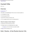 CDC Vaccine Information Statements (VIS)