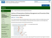 Asthma Speaker's Kit