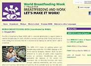 World Breastfeeding Week asserts the importance of increasing and sustaining the protection, promotion and support of breastfeeding.