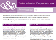 Vaccines and Autism: What You Should Know