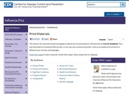 Influenza Printable Materials