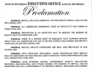 Mental Health Month Proclamation