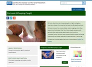 Pertussis is known for uncontrollable, violent coughing which often makes it hard to breathe. After fits of many coughs, someone with pertussis often needs to take deep breaths which result in a “whooping” sound. Pertussis most commonly affects infants and young children and can be fatal, especially in babies less than 1 year of age.