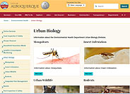 The Urban Biology Division is a county-wide effort to protect public health from infectious disease outbreaks transmitted by insects and animal hosts.