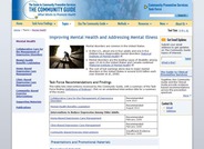 Improving Mental Health and Addressing Mental Illness
