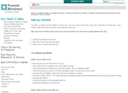 Prevent Blindness Safe Toy Checklist