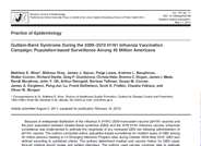 Guillain-Barré Syndrome During the 2009–2010 H1N1 Influenza Vaccination Campaign: Population-based Surveillance Among 45 Million Americans