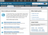 Increase Web Browser Text Size