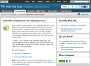 Screen Readers and Talking Web Browsers