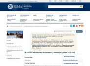 Introduction to Incident Command System