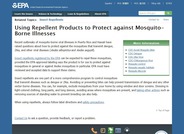 Using Repellent to Protect against Mosquito-Borne Illnesses