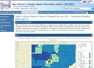 YPLLs can show the burden of premature deaths due to a particular cause of death within a population. YPLLs can also be used to distinguish the burden of premature death in populations. Unlike crude and standard age-adjusted measures, YPLL emphasizes the processes underlying premature death in a population.