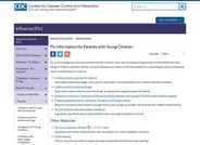 Flu Information for Parents with Young Children