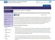 Flu Information for People 65 Years and Older